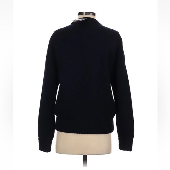 **SOLD** Saint Laurent Cashmere Cardigan Navy blue knit Small sweater $1690 - Picture 2 of 7
